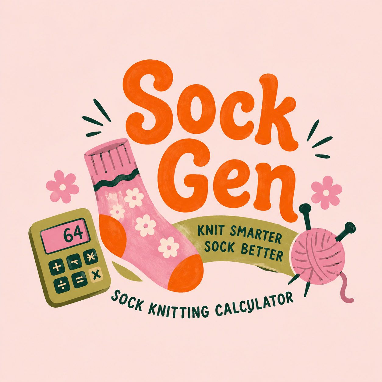 SockGen — sock knitting calculator
